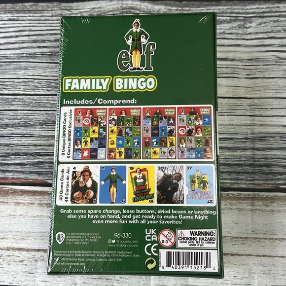 Aquarius Elf Family Bingo Game - Picture 2 of 7